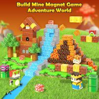 100PCS Magnetic Blocks Magnetic Building Blocks Sensory Toys for Kids Ages 3-5 6-8 8-12 Kids Game Toys for 3+ Year Old Boys & Girls, 3 4 5 6 7 8 9 10 Year Old Boy Birthday Gifts - Image 3