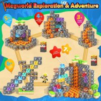 100PCS Magnetic Blocks Building Toys, Gem Cave Adventure Building Craft, Learning Sensory Toys for Boys Girls Age 3-12, Game Gift for Kids Little Gamers (0.8 inch) - Image 5