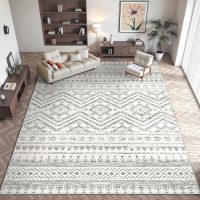 8x10 Area Rug for Living Room Moroccan Washable Rugs Non Slip Indoor Floor Carpet Foldable Large Soft Area Rug for Dining Room Bedroom with Low Pile(Grey,8'x10') - Image 8