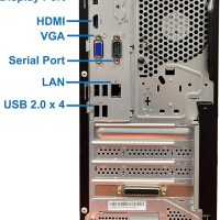 Lenovo ThinkCentre Neo 50T Gen 3 Tower Computer - Intel i7-12700K, 64GB Ram, 2TB NVMe SSD, DisplayPort, HDMI, VGA, USB Type-C, Card Reader, AX Wi-Fi, Bluetooth - Windows 11 Pro, Black Desktop - Image 3