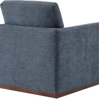 CHITA Swivel Accent Chair, FSC Certified Mid Century Modern Arm Chair for Living Room and Bedroom, Fully Assembled, Blue - Image 6