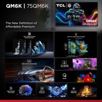 TCL 75-Inch Class QM6K Series QD-Mini LED 4K UHD Google Smart TV Best Value Mini-LED TV - QLED, 144hz, 288hz Gaming Rate, High Contrast Screen, Onkyo Audio, Dolby Atmos (75QM6K, 2025 Model) - Image 4