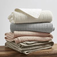 Levtex Home Mills Waffle King/Cal King Quilt Set (106x92in) with 2 Pillow Shams (36x20in) - Taupe - Cotton Waffle King Size Quilt Bedding Set - Lightweight, Soft, Pre-Washed - Image 6