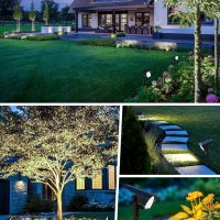 Brightown 4Pack Solar Spot Lights Outdoor with 58 LED & 1800mAh, IP67 Solar Lights Outdoor Waterproof with 3 Light Modes, 2-in-1 Dual Use Outdoor Solar Lights for Yard, Garden and Pathway (Cool White) - Image 6