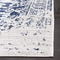 SAFAVIEH Area Rug 8x10 - Madison Collection - Large - Cream & Navy, Snowflake Medallion Distressed Design, Non-Shedding & Easy Cleaning, Ideal for Living Room, Bedroom, Office, Dining Space (MAD603D) - Image 5