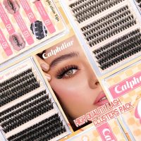 Calphdiar Eyelash Clusters 30D+40D+50D+60D+80D+100D Lash Clusters Wispy Individual Lashes 476PCS D-curly Lash Extension 10-16MM Natural Lashes Clusters DIY Cluster Eyelash Extensions for Beginners - Image 8