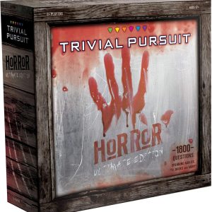 Trivial Pursuit Horror Ultimate Edition | Horror Trivia Game Featuring 1800 Questions from Classic Horror Films & Books | Collectible Trivia Board Game for Fans of Horror Movies