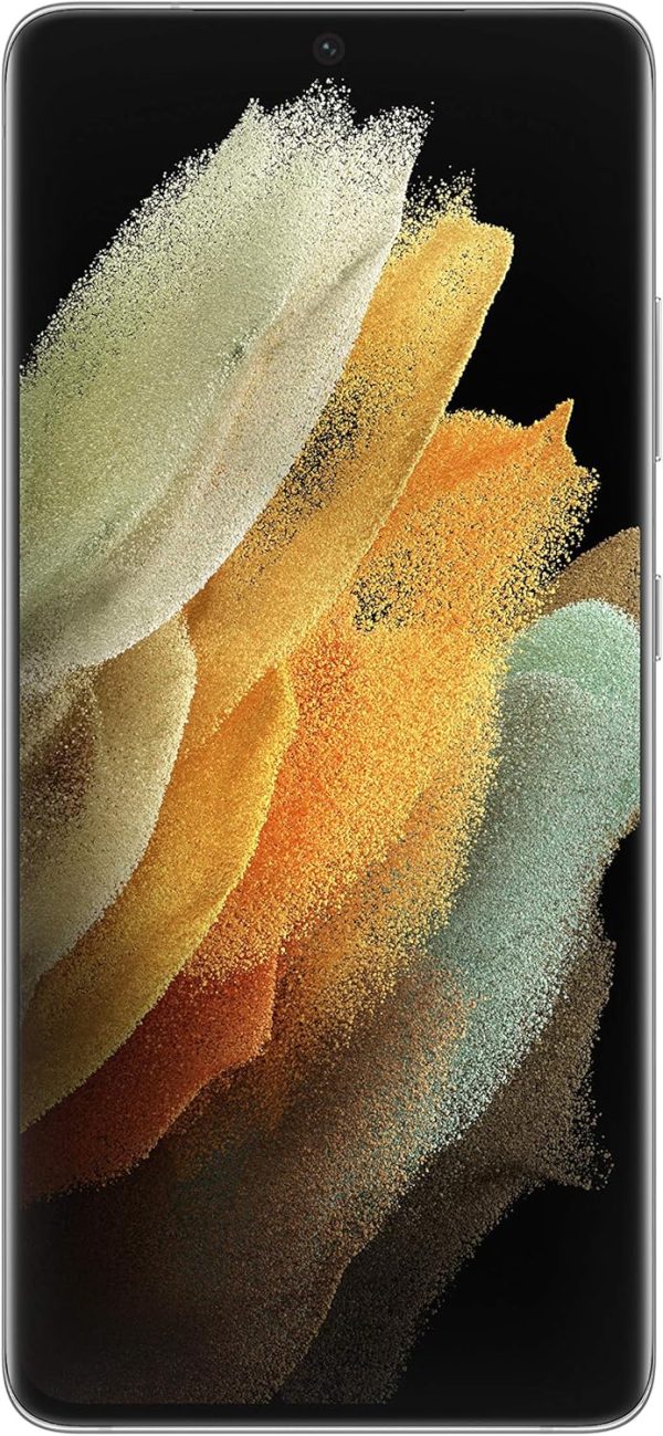 SAMSUNG Galaxy S21 Ultra 5G Factory Unlocked Android Cell Phone 128GB US Version Smartphone Pro-Grade Camera 8K Video 108MP High Res, Phantom Silver