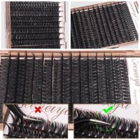 Geeneiya Volume Lash Clusters Kit DIY Lash Extension Kit D Eyelash Extensions with Lash Bond and Seal Tweezers,10-14mm Eye Corner Eyelashes and 16-18MM Cluster Lashes 300Pcs - Image 7