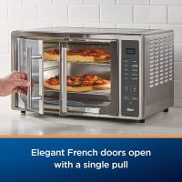Oster Air Fryer Oven 10-in-1 Countertop Toaster Oven with XL Capacity & French Doors, Stainless Steel - Image 2