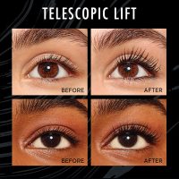 L'Oreal Paris Telescopic Lift Mascara, Lengthening and Volumizing Eye Makeup, Lash Lift with Up to 36HR Wear, Washable, Blackest Black, 0.33 Fl Oz - Image 3