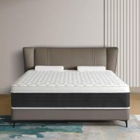 Full Mattresses,Memory Foam Hybrid 10 Inch Full Size Mattress in a Box,Individual Pocket Springs,Full Size Hybrid Mattress,Breathable,Black&White,Pressure Relief. - Image 8
