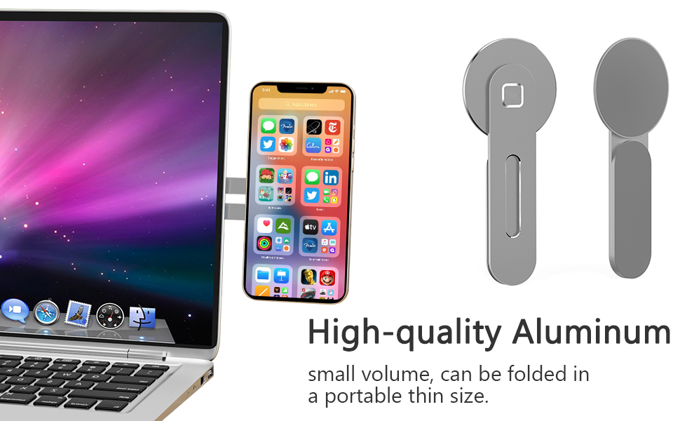 laptop phone holder magnetic