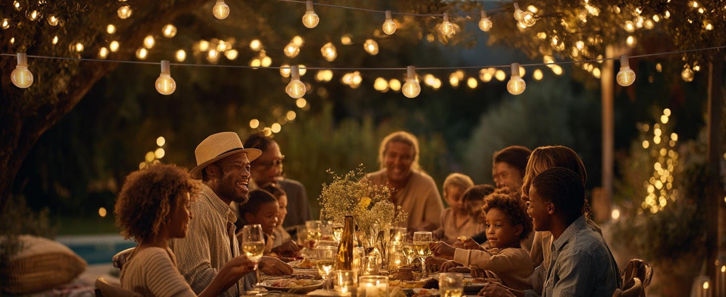 outdoor string lights