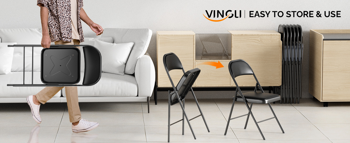 Folding chairs