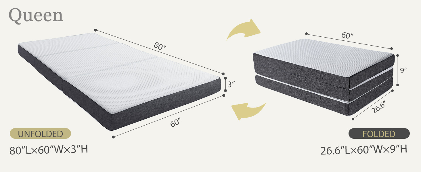 foldable mattress