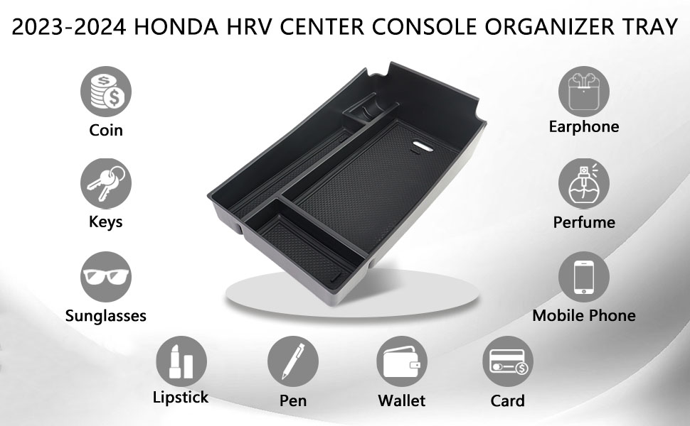 car interior armrest organizer tray