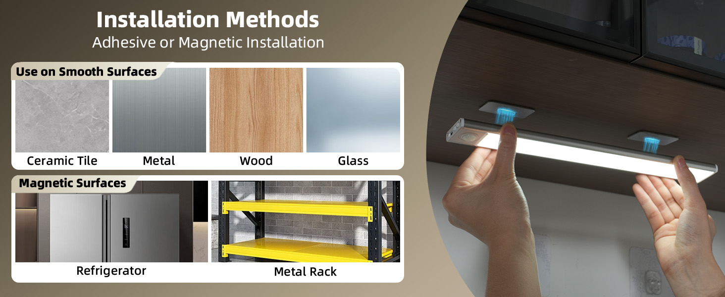 LED under cabinet lighting wireless