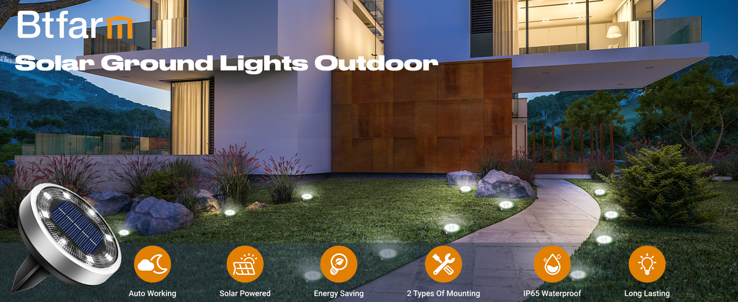 solar ground lights outdoor
