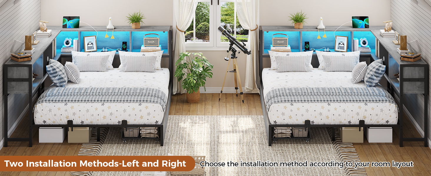 corner bed frame