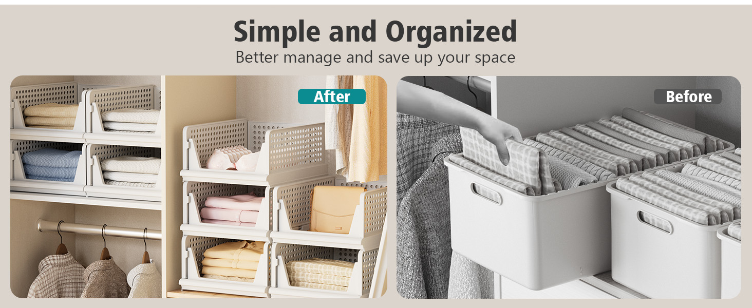 stackable storage organizer