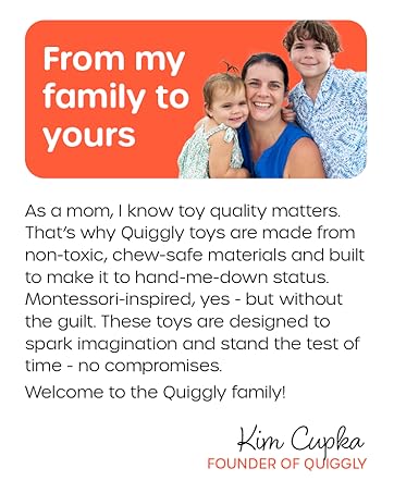From my family to yours story of Quiggly toys from its founder