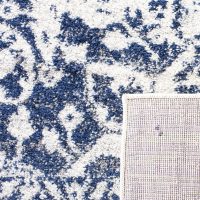 SAFAVIEH Area Rug 8x10 - Madison Collection - Large - Cream & Navy, Snowflake Medallion Distressed Design, Non-Shedding & Easy Cleaning, Ideal for Living Room, Bedroom, Office, Dining Space (MAD603D) - Image 6