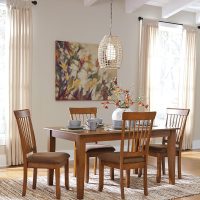 Signature Design by Ashley D199-01 Berringer 18" Rustic Dining Chair with Cushions, 2 Count, Light Brown - Image 8