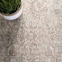 SAFAVIEH Area Rug 8x10 - Evoke Collection - Large - Ivory & Taupe, Oriental Distressed Design, Non-Shedding & Easy Cleaning, Ideal for Living Room, Bedroom, Office, Dining Space (EVK256E) - Image 7