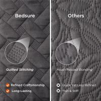 Bedsure Quilts Queen Size - Grey Bedspreads Queen Size with Basket Weave Pattern, Soft Quilt Bedding, Lightweight Comforter Coverlet for All Seasons (90" x 96") - Image 5