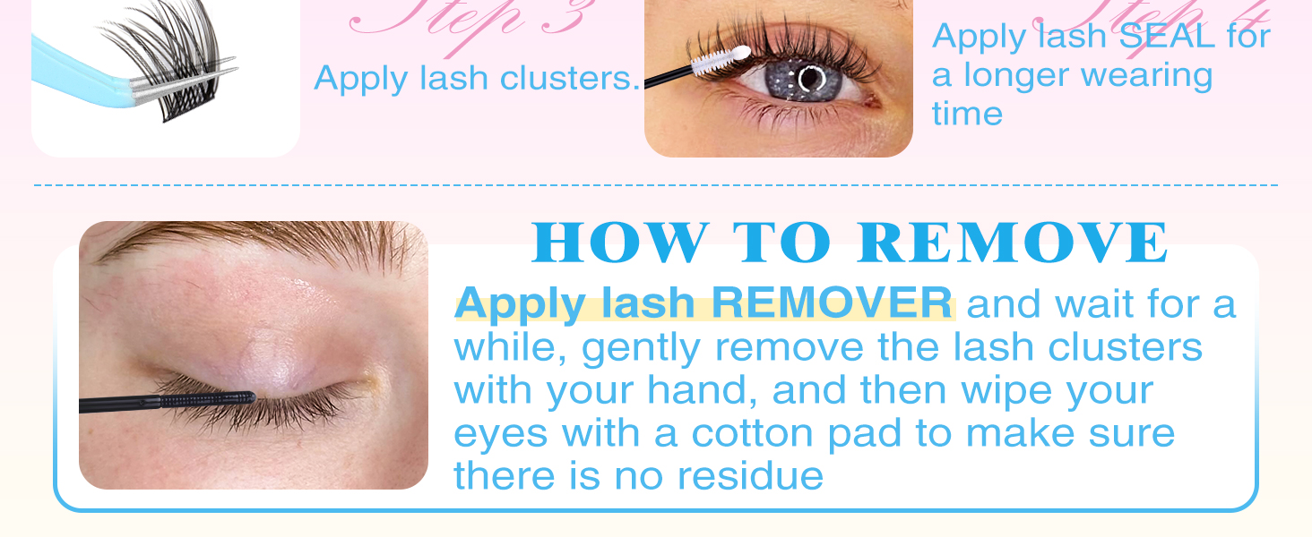 Wispy Lash Clusters
