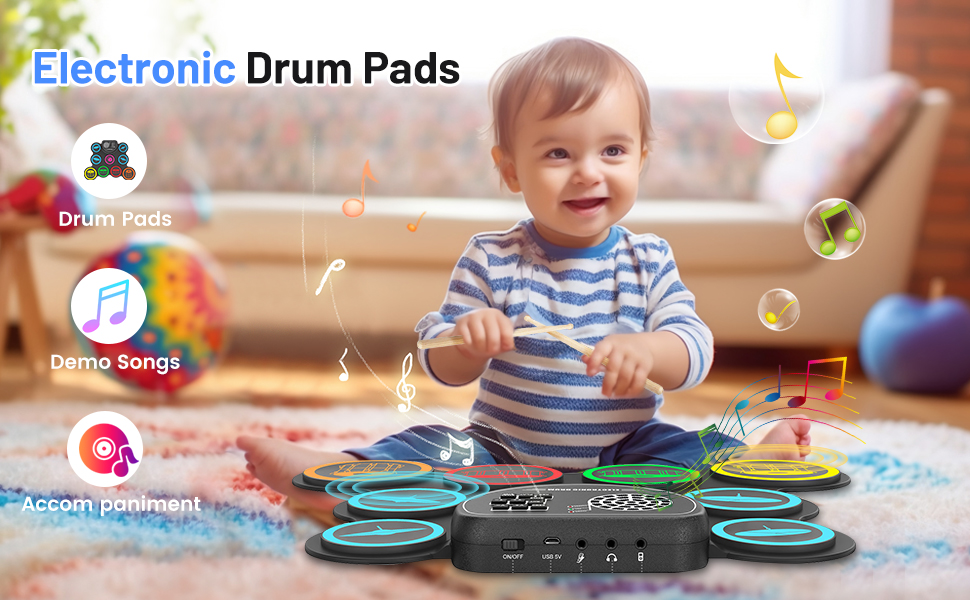 kids drum set electronic drum set for kids drumset for kids  electric drum set for kids