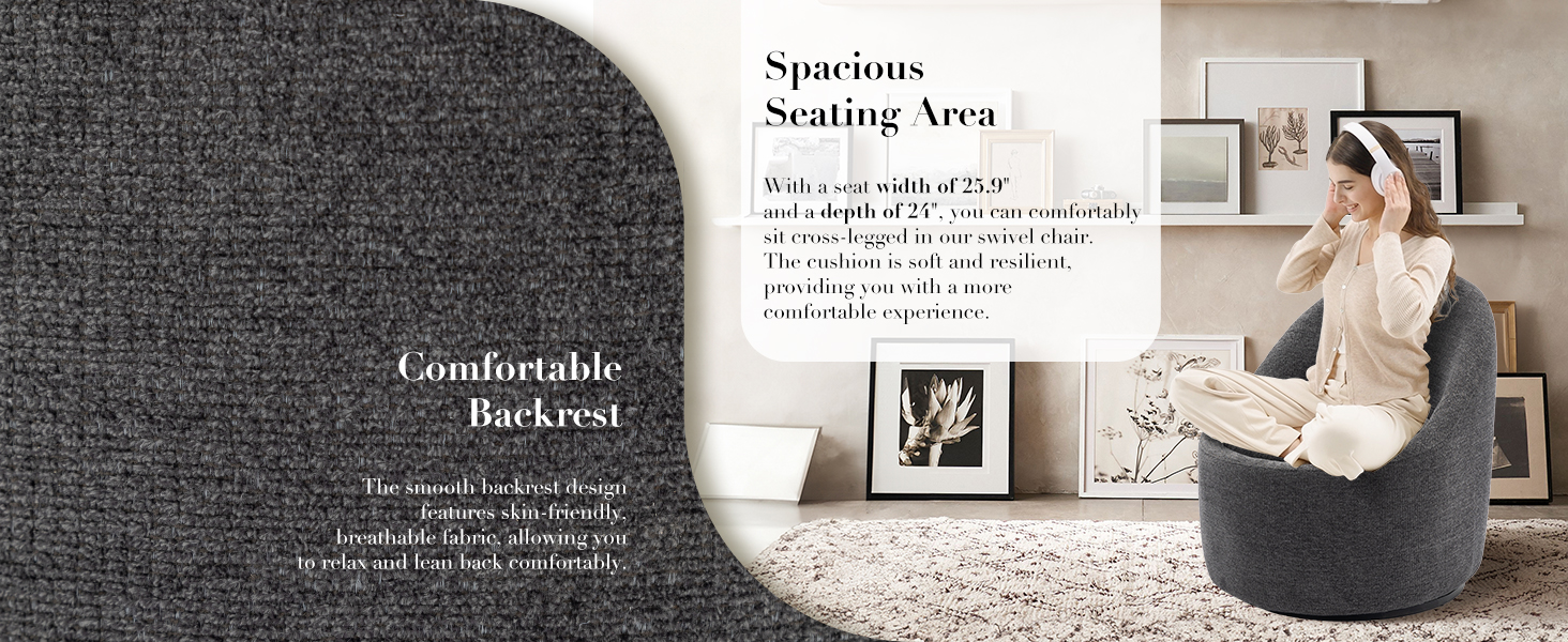 swivel accent chair