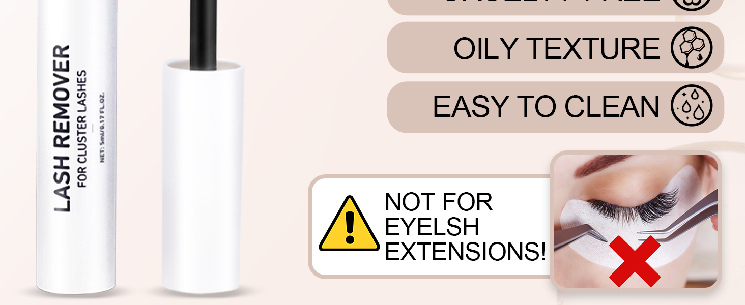 CLUSTER EYEASH REMOVER