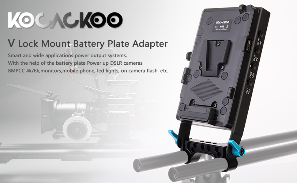 V-Mount Lock Battery Plate