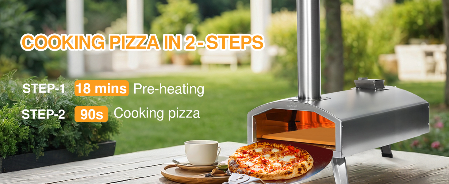 Outdoor pizza oven