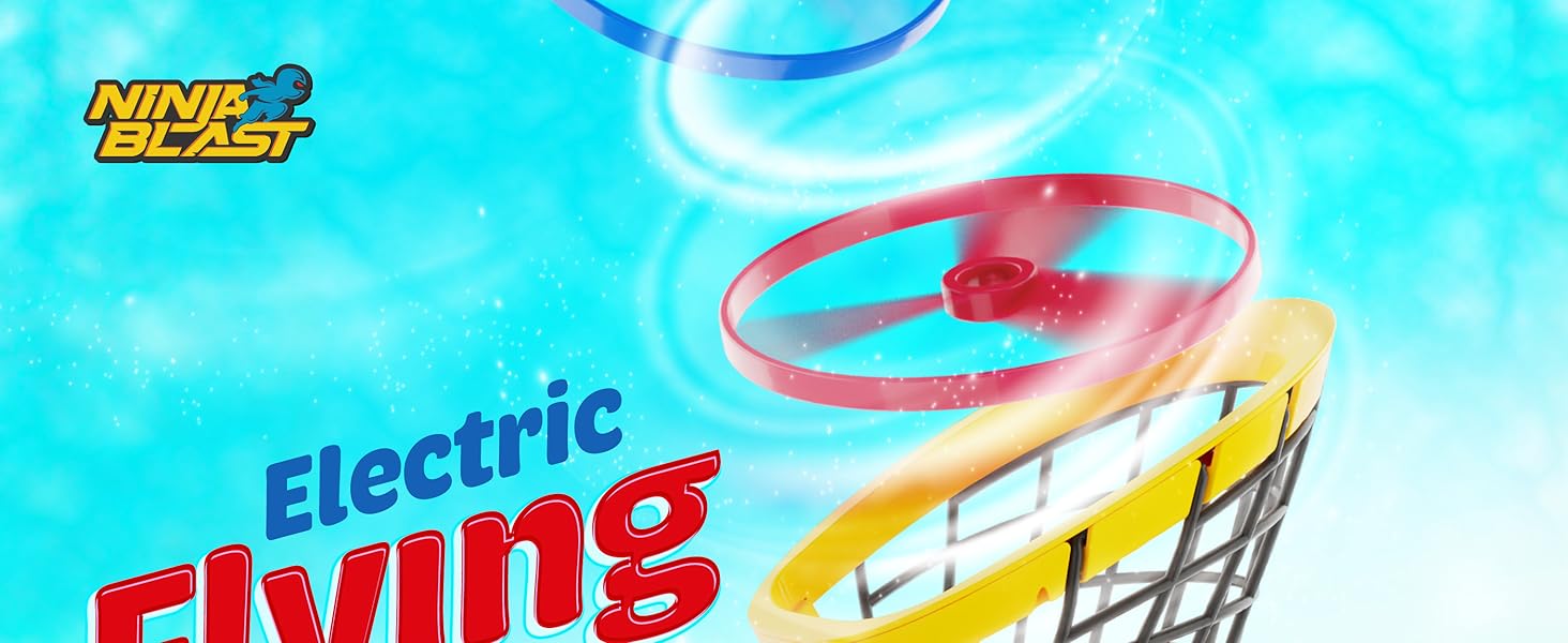 Ninja Blast Electric Flying Disc Launcher