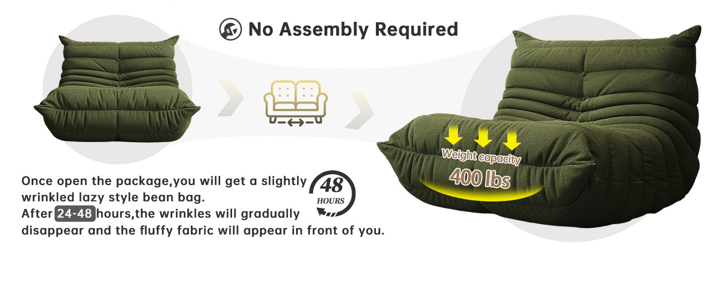 WHGBJA Bean Bag Chairs for Adults