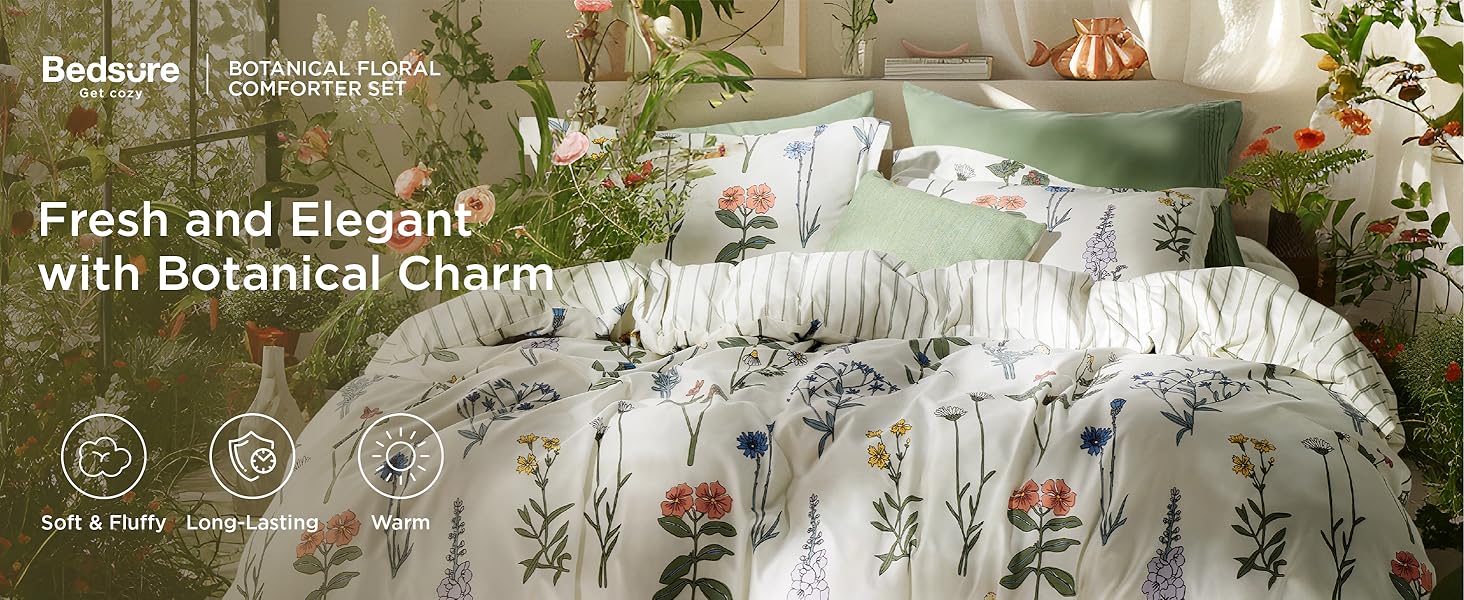 floral comforter set
