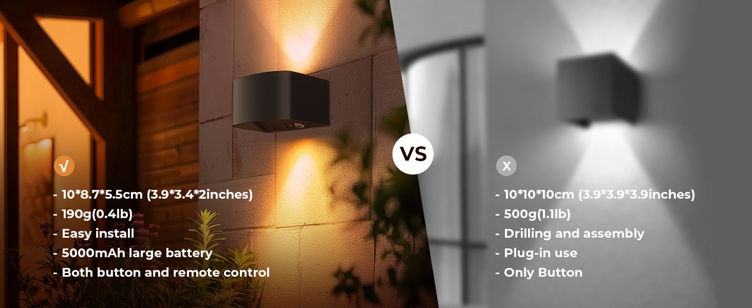 battery operated wall lights