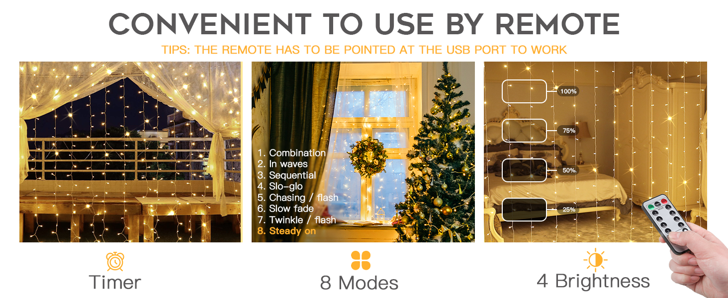 fairy lights with remote