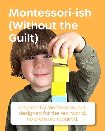 Montessori-ish (without the guilt), Inspired by montessori but no pressure required
