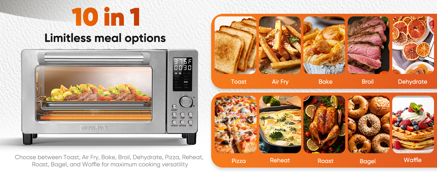 Nuwave Bravo air fryer toaster oven