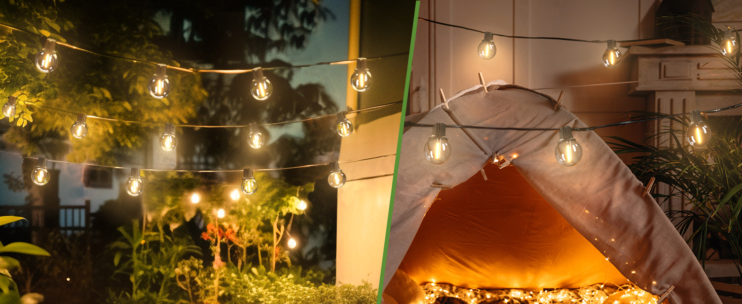 Solar String Lights Outdoor Waterproof