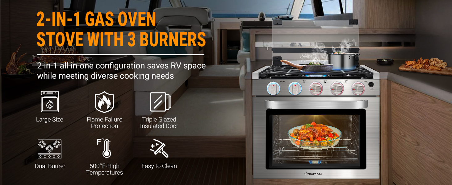 gas range stove 30 inch with oven