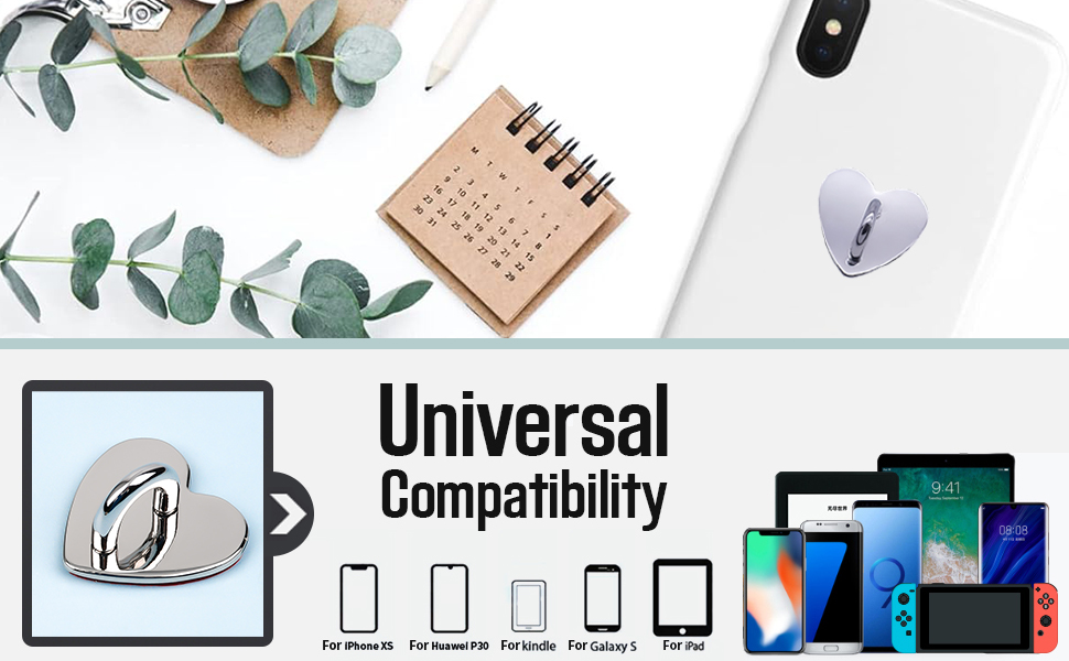 Adhesive Metal Phone Finger Grip Loop Stand,Sticky Phone Charms Accessories,phone charm hook