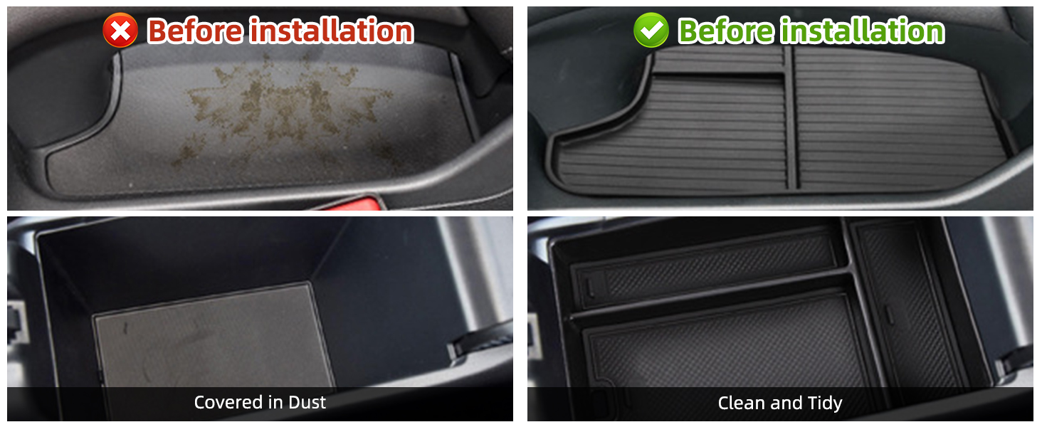 Center Armrest Storage Box and Central Control Lower Storage Box for HRV 2023 2024 2025 Accessories