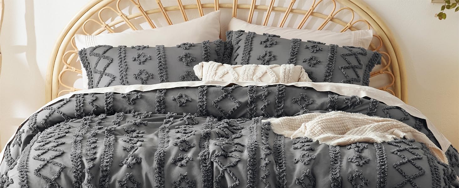 Terracotta Boho Bedding Comforter Set