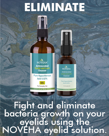lid and lash cleanser for stye eye hypcloruce acid