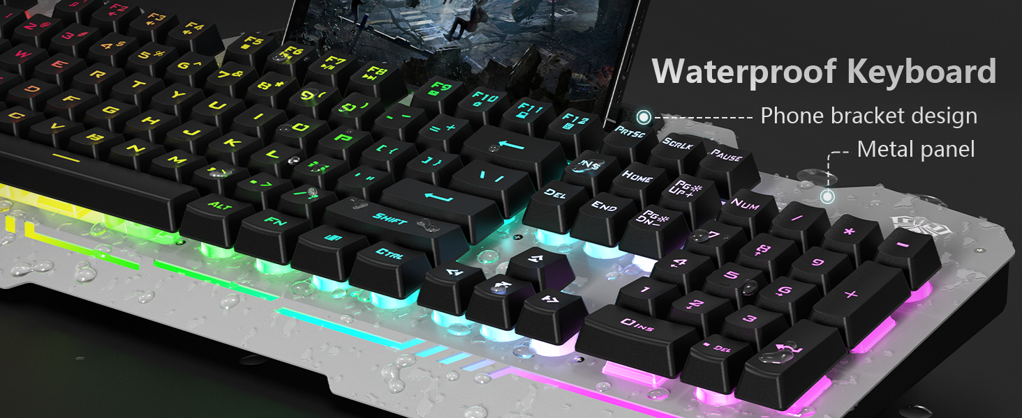 waterproof gaming keyboard